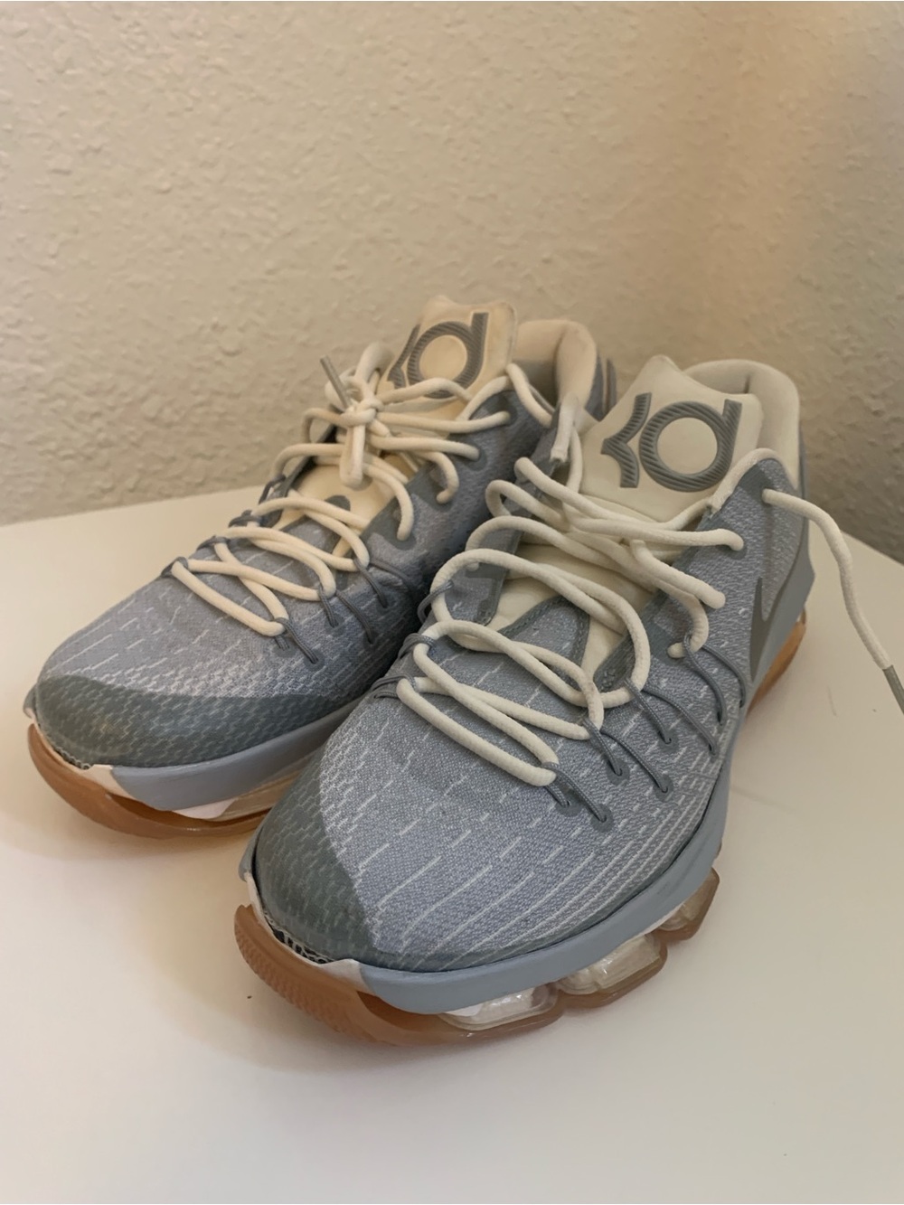 Nike KD Gray and White Performance Shoes